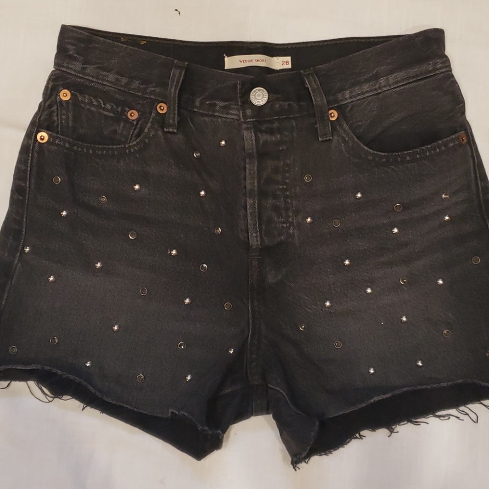 Levi embellished shorts